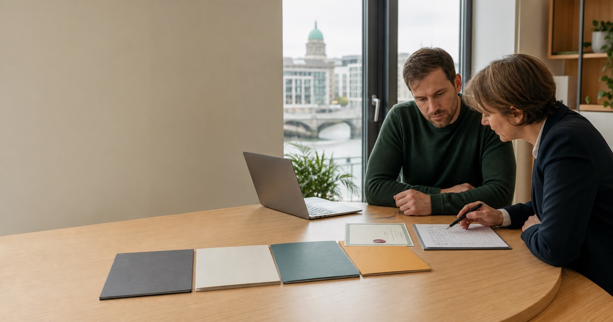 Side-by-side comparison of Irish company formation package value